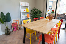 Load image into Gallery viewer, MaximaVida wooden chair Maxime warm orange - two pieces per box
