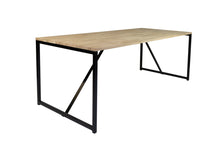 Lade das Bild in den Galerie-Viewer, MaximaVida industrielles Tischuntergestell Boston 90 cm breit schwarz
