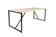Lade das Bild in den Galerie-Viewer, MaximaVida industrielles Tischuntergestell Boston 80 cm breit schwarz
