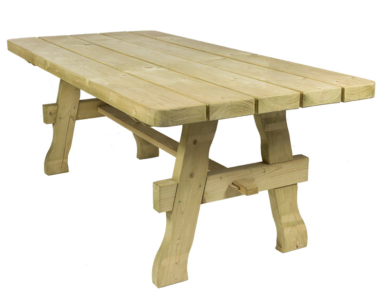 OUTLET GROENLO MaximaVida houten tuintafel Provence 240 cm - 60 mm houtdikte