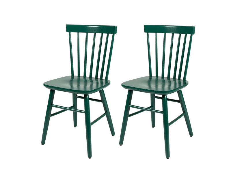 MaximaVida wooden chair Maxime green - two pieces per box