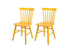Load image into Gallery viewer, MaximaVida wooden chair Maxime ocher yellow - two pieces per box
