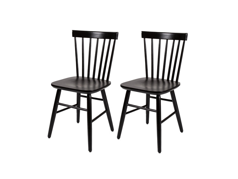MaximaVida wooden chair Maxime black - two pieces per box