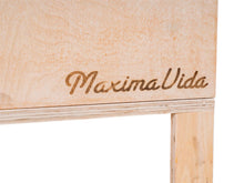 Load image into Gallery viewer, MaximaVida houten commode lockerkast Lars 80 x 40 x 100 cm – 4 schappen
