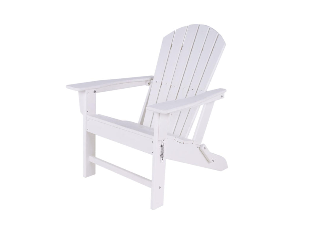 MaximaVida plastic Adirondack garden chair Montreal white