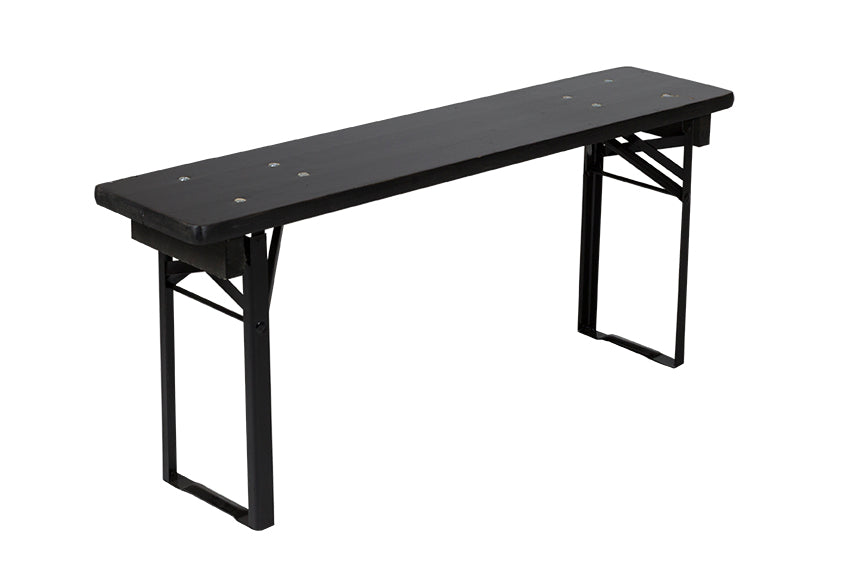 OUTLET MaximaVida inklapbare bierbank Berlijn 120 x 25 cm zwart