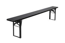 Load image into Gallery viewer, MaximaVida construction kit Berlin for foldable beer bench - frame 25 cm black coated
