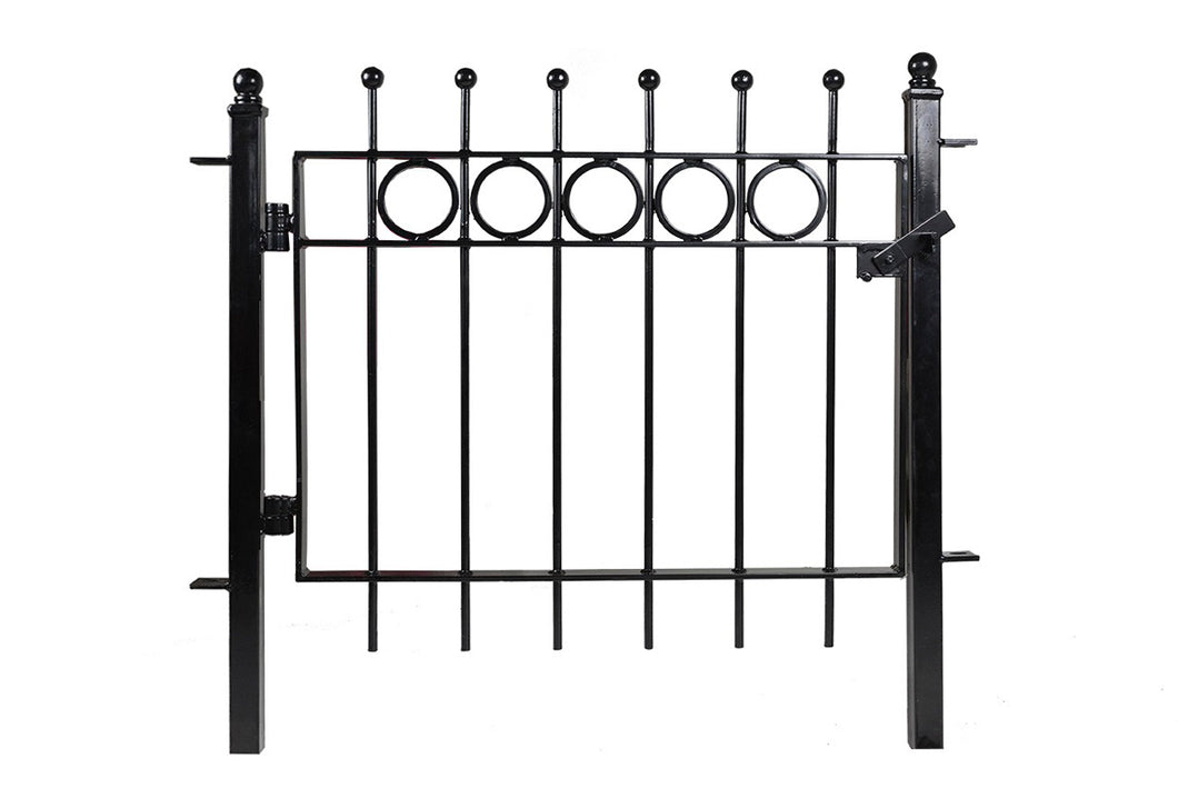 OUTLET GROENLO MaximaVida metalen tuinpoortje Lichtenvoorde 80 x100 cm incl. palen en sluiting- ther