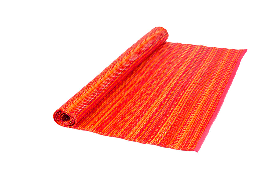 OUTLET GROENLO  MaximaVida groot plastic kleed Lima 180 x 270 cm rood - gerecycled plastic