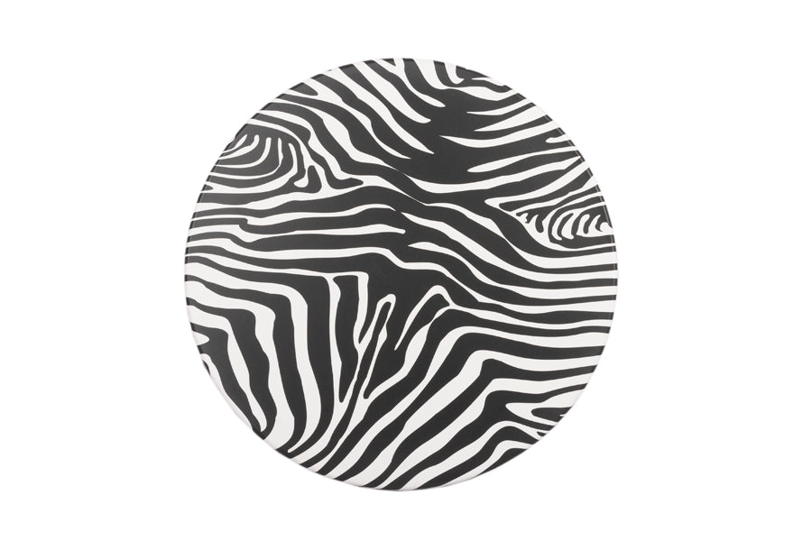 MaximaVida topalit table-top Zebra  round 70 cm  indoor and outdoor use