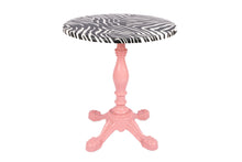 Load image into Gallery viewer, MaximaVida topalit table-top Zebra  round 70 cm  indoor and outdoor use
