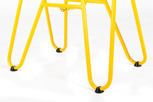 Load image into Gallery viewer, MaximaVida metal trestle set Camden Market ochre yellow- with suction caps
