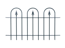 Load image into Gallery viewer, MaximaVida metal garden fence Utrecht 70 x 119 cm green -hot-dip galvanised
