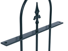 Load image into Gallery viewer, MaximaVida metal garden fence Utrecht 70 x 47 cm green - hot-dip galvanised
