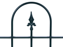 Load image into Gallery viewer, MaximaVida metal garden fence Utrecht 70 x 47 cm green - hot-dip galvanised

