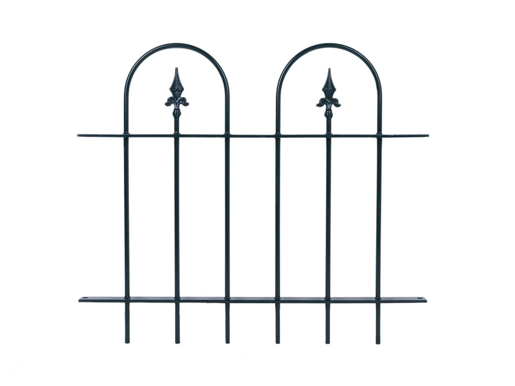 MaximaVida metal garden fence Utrecht 70 x 83 cm green - hot-dip galvanised