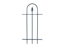 Load image into Gallery viewer, MaximaVida metal garden fence Utrecht 90 x 47 cm green - hot-dip galvanised
