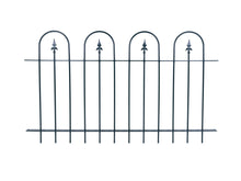 Load image into Gallery viewer, MaximaVida metal garden fence- Utrecht type 90 cm panel 155 cm
