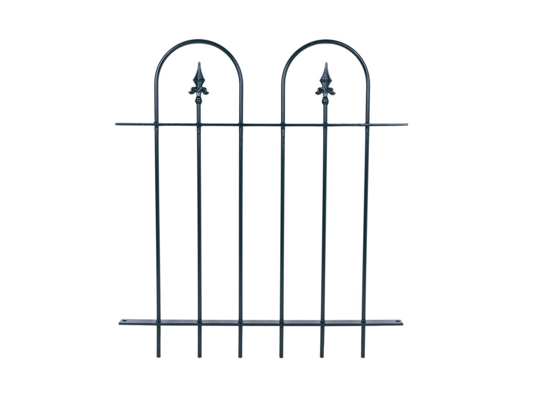MaximaVida metal garden fence Utrecht 90 x 83 cm green - hot-dip galvanised