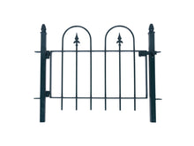 Load image into Gallery viewer, MaximaVida metal garden fence- Utrecht type 70 cm pedestrian gate including posts
