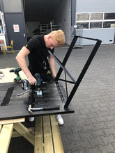 Load image into Gallery viewer, MaximaVida construction kit Berlin for foldable beer table - frame 47 cm black
