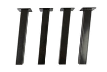 Load image into Gallery viewer, MaximaVida metal slanted table legs New York 40 cm square black coated
