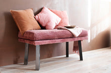 Load image into Gallery viewer, MaximaVida metal table legs New York 40 cm square clear varnish
