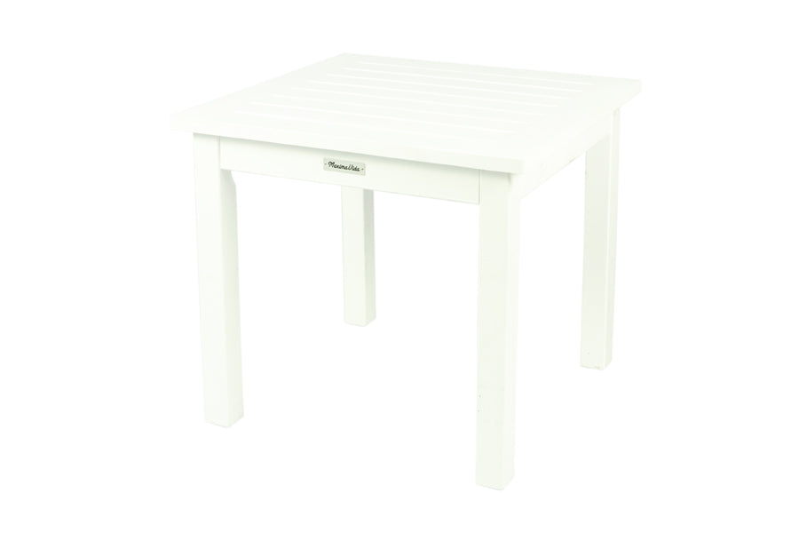 MaximaVida side table Toronto white – made of exclusive mahogany