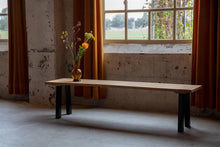 Load image into Gallery viewer, MaximaVida metal slanted table legs New York 40 cm square black coated
