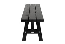 Load image into Gallery viewer, MaximaVida backrest and seat for 140 cm bench black – DIY bench
