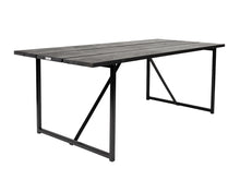 Lade das Bild in den Galerie-Viewer, MaximaVida industrielles Tischuntergestell Boston 80 cm breit schwarz
