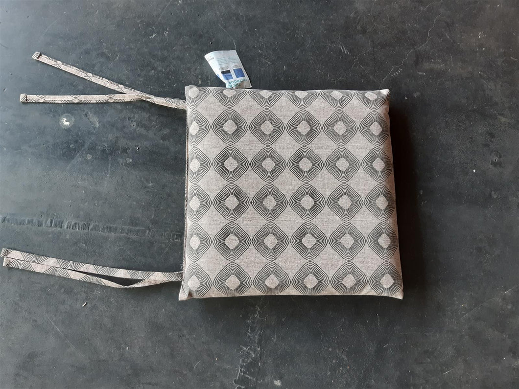 OUTLET GROENLO MaximaVida stoelkussen Rondo grijs 46 x 46 x 7 cm