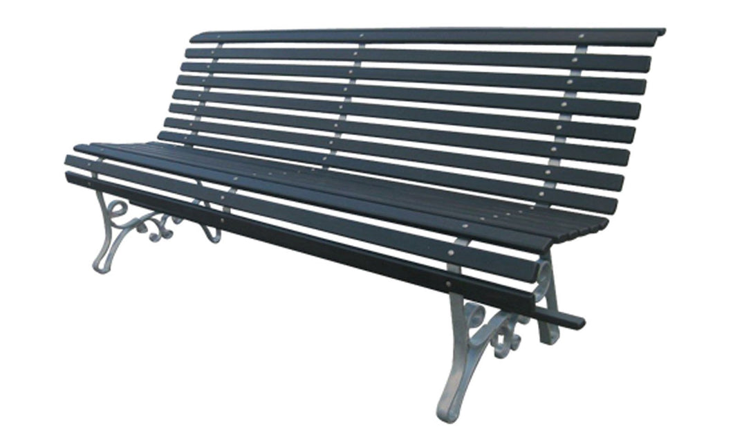 OUTLET Groenlo MaximaVida tuinbank Budapest zwart 170 cm - uit exclusief mahoniehout